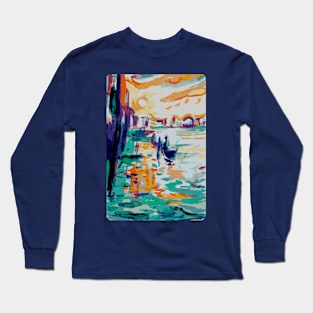 Venice Italy Artwork Poster Long Sleeve T-Shirt